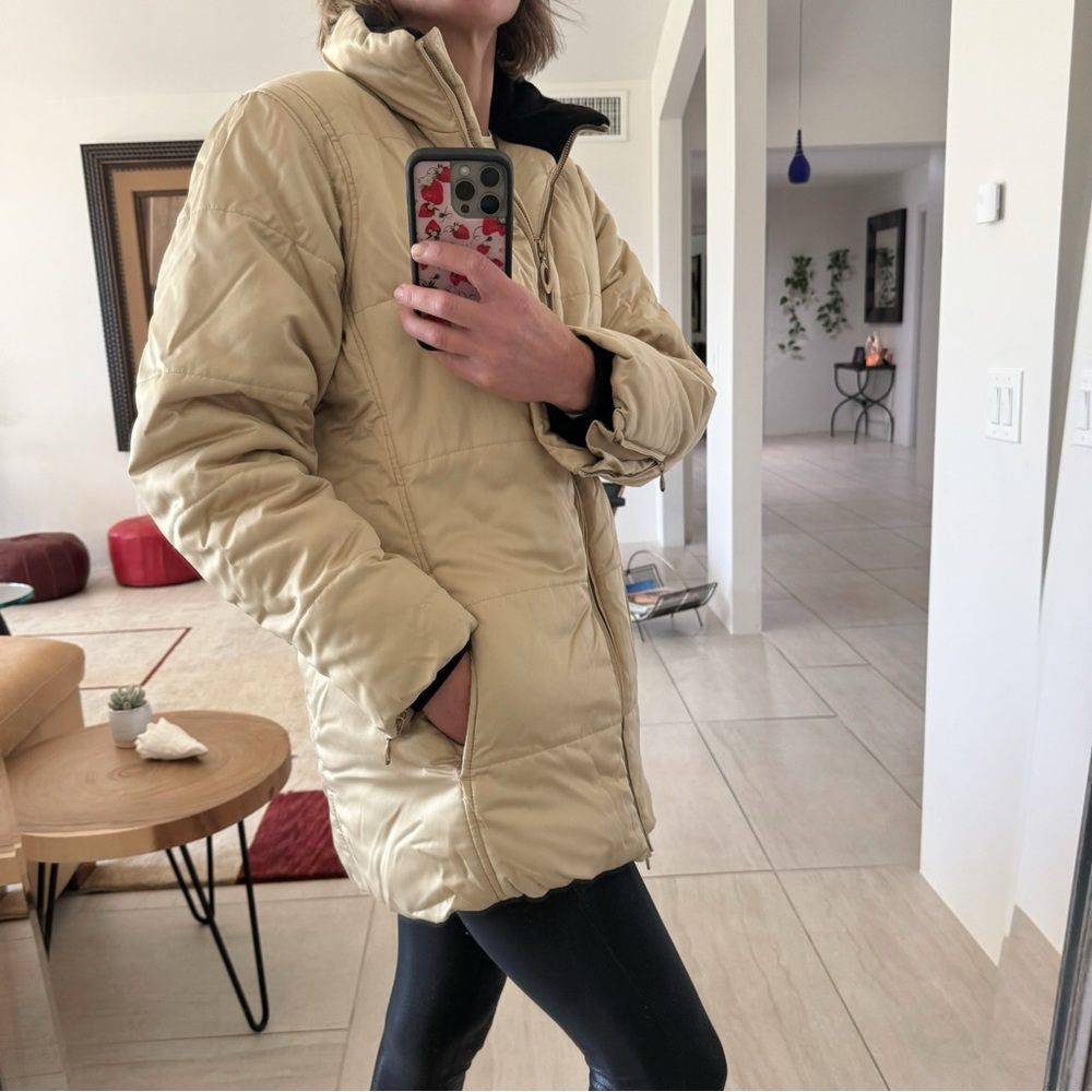 Obermeyer Northern Lights Cold Weather | Ski Jacket Parka Satin Gold Size 10